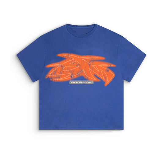 Godmade Vivid Tee Washed Blue (GMT010170)