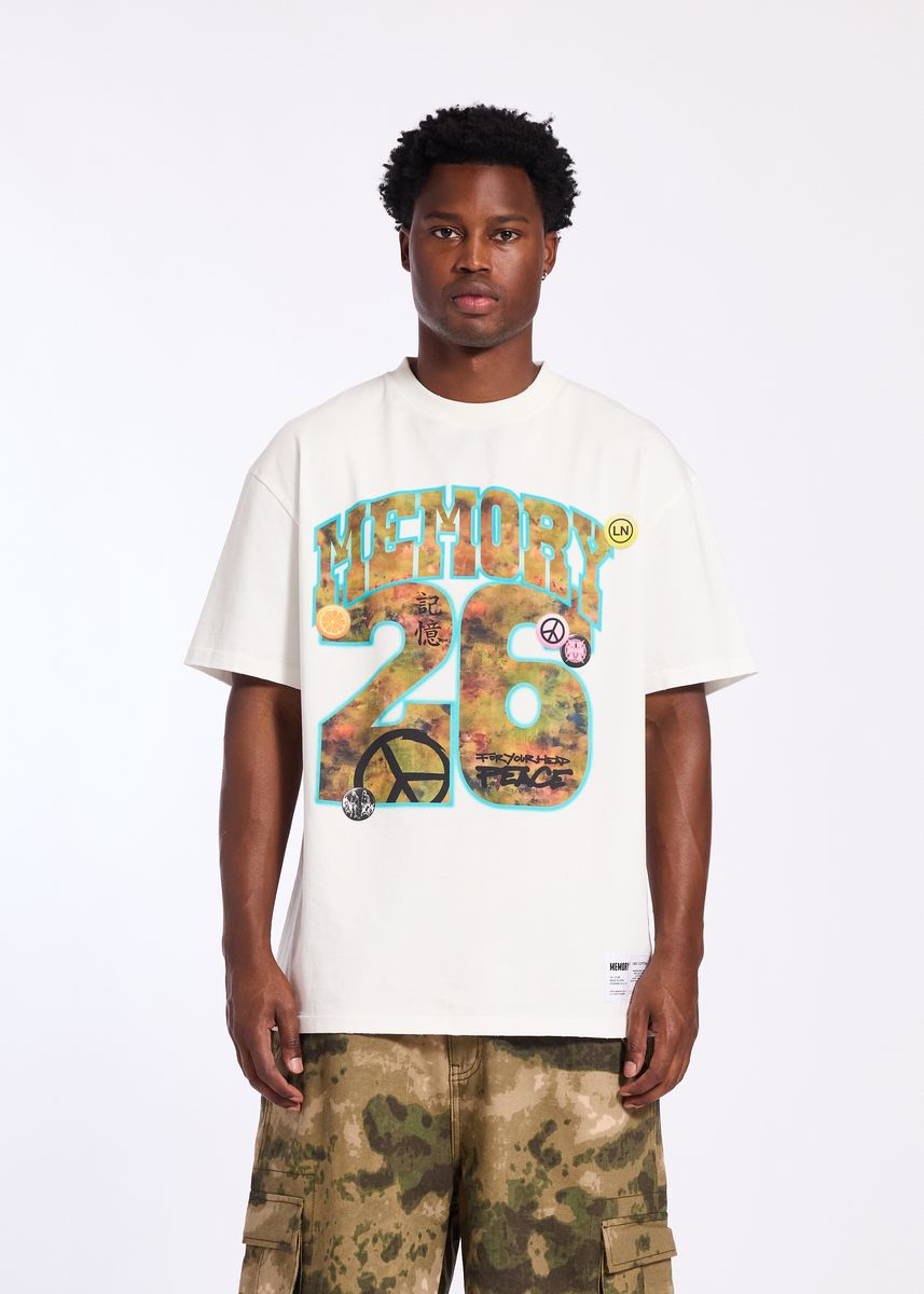Memory Lane Graffiti Tee-Antique White (ML-SP2-26-005)