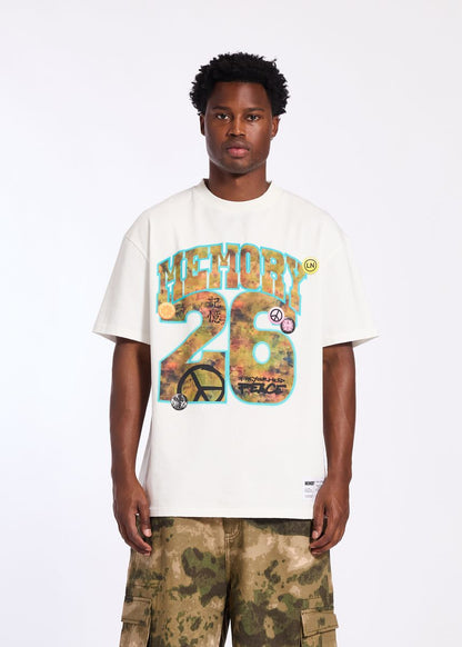 Memory Lane Graffiti Tee-Antique White (ML-SP2-26-005)