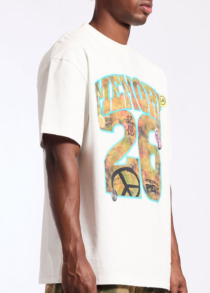 Memory Lane Graffiti Tee-Antique White (ML-SP2-26-005)