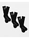 L/AB c/o Off-White™ Logo   Black Crew Socks (1)