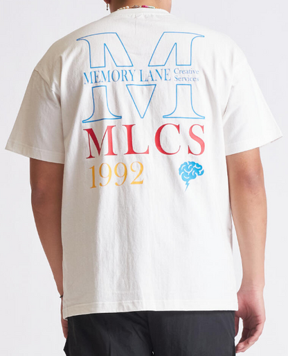 Memory Lane Vintage Label Tee Off White