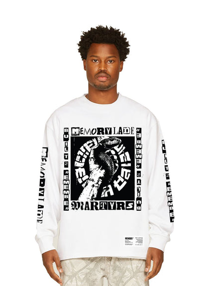 Memory Lane Cobra Martyrs Long Sleeve (White) (ML-HO25-048)