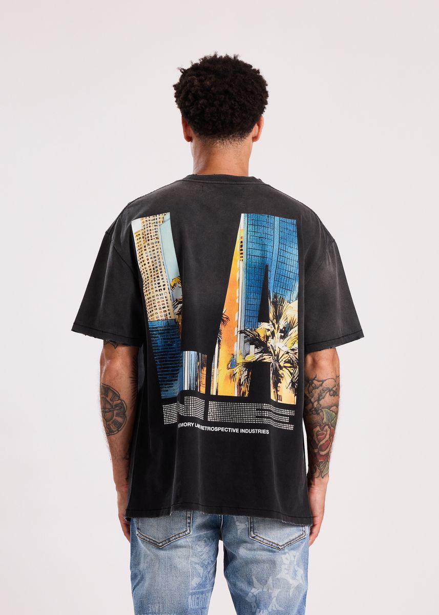 Memory Lane Downtown Reaper Tee Black (ML-SP2-26-049)