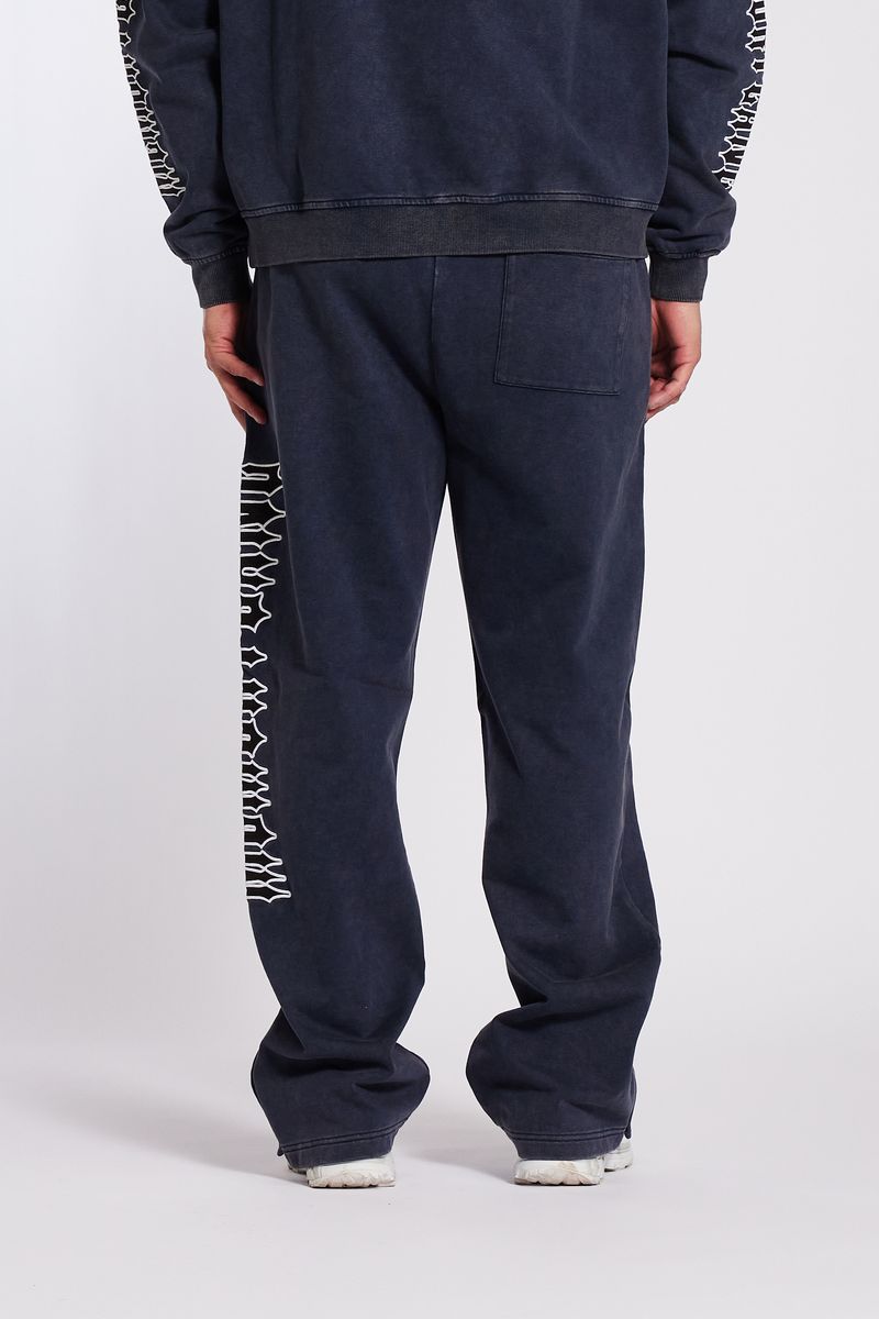 Memory Lane Iron Text Sweats-v. Black (ML-HO25-002)