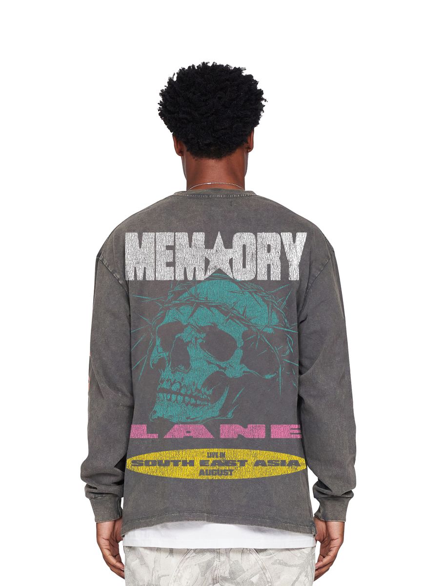 Memory Lane Poster Long Sleeve (Vintage Black) (ML-HO25-043)
