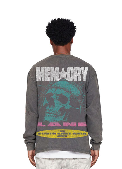 Memory Lane Poster Long Sleeve (Vintage Black) (ML-HO25-043)