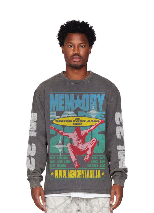 Memory Lane Poster Long Sleeve (Vintage Black) (ML-HO25-043)