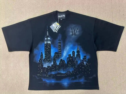 Mr.Wave District Gotham (Black) Ovrszd Tee (WDS-2T008U)