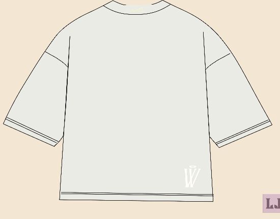 Mystic Wave (Winter) Ovrszd Tee (WDS-2T005A)