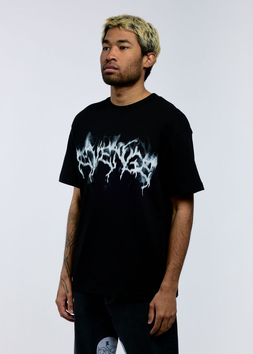 Revenge Smoke Lighting Tee Black (REV-FA25-2001)
