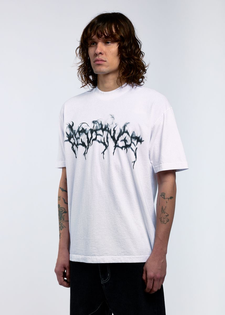 Revenge Smoke Lighting Tee White (REV-FA25-2005)