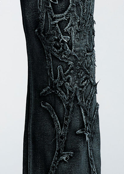 Spider Web Denim Pant Waxed Black (REV-FA25-5002)