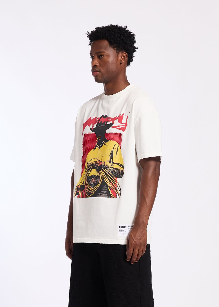 Memory Lane Untamed Tee-Antique White (ML-SP2-26-007)