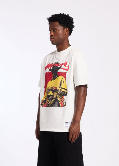 Memory Lane Untamed Tee-Antique White (ML-SP2-26-007)