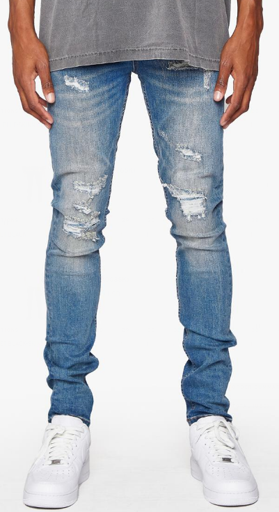 Anom Delta Vintage Blue Skinny Jeans