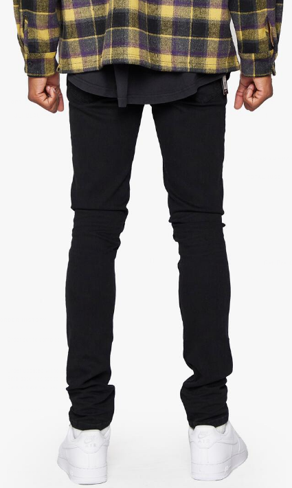 Anom Future Jet Black Skinny Jeans