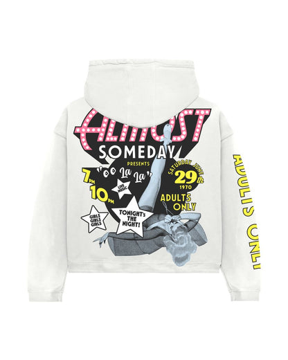 Almost Someday Showgirl Hoodie Cream