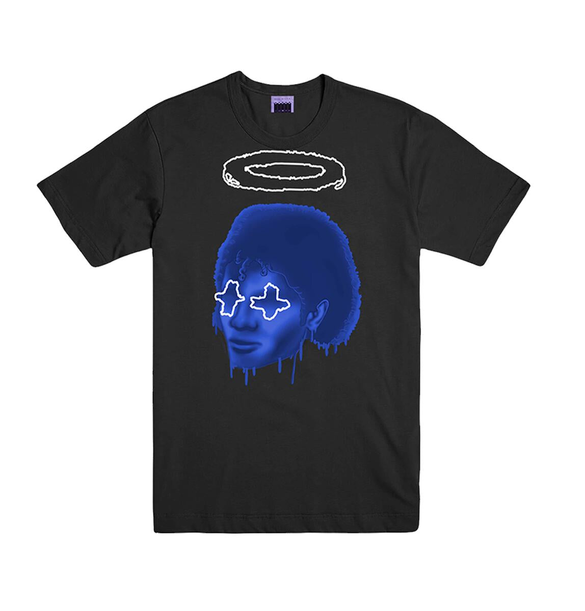 B Wood Saint Michael Tee Black