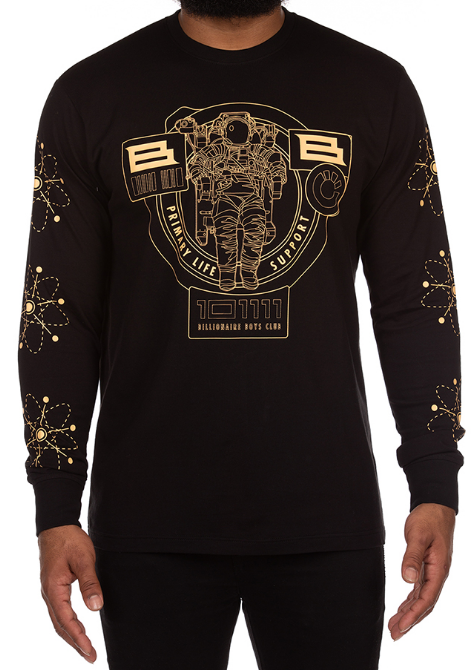 Billionaire Boys Club Process LS Tee Black