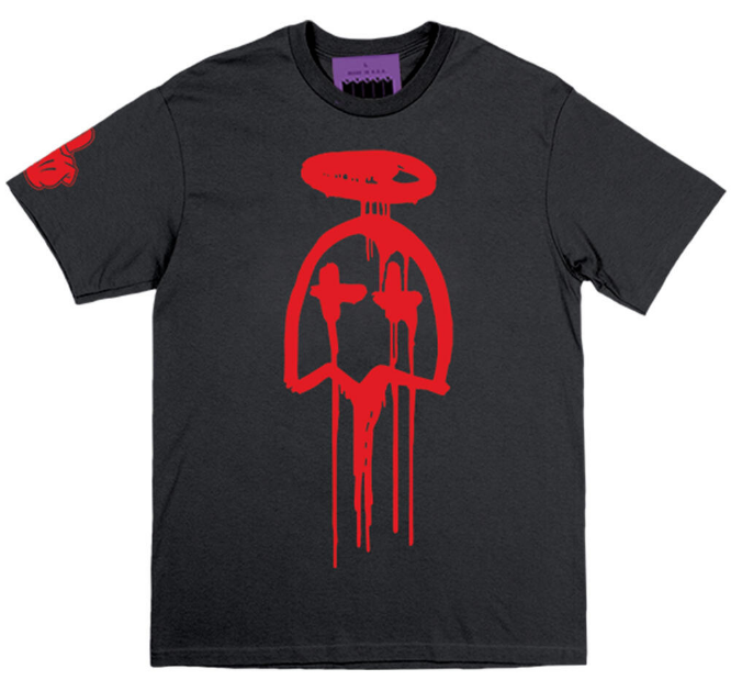 B Wood Drip Ghost Red/Black