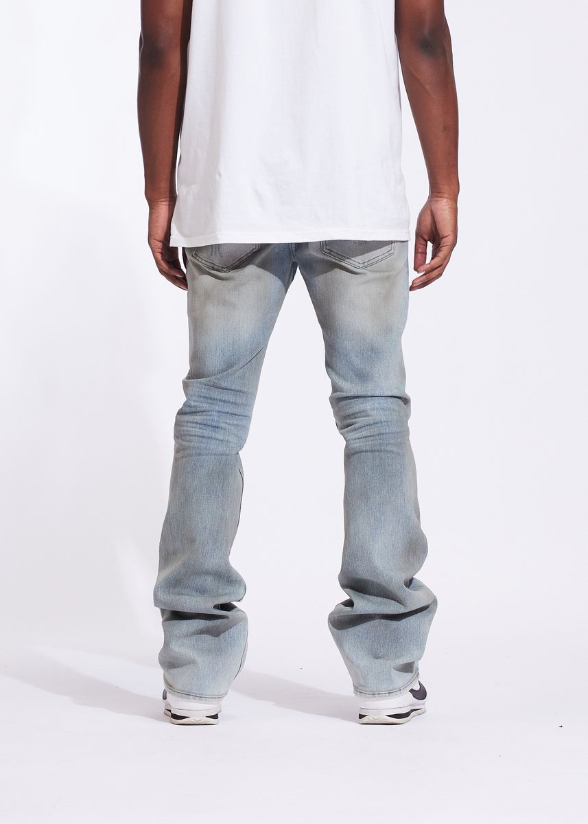 Crysp Denim Arch Flare - Light Vintage