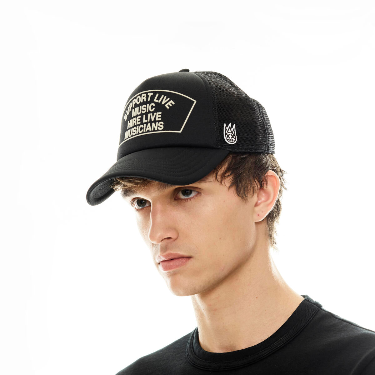 Cult Of Individuality Support Live Music Mesh Trucker Black