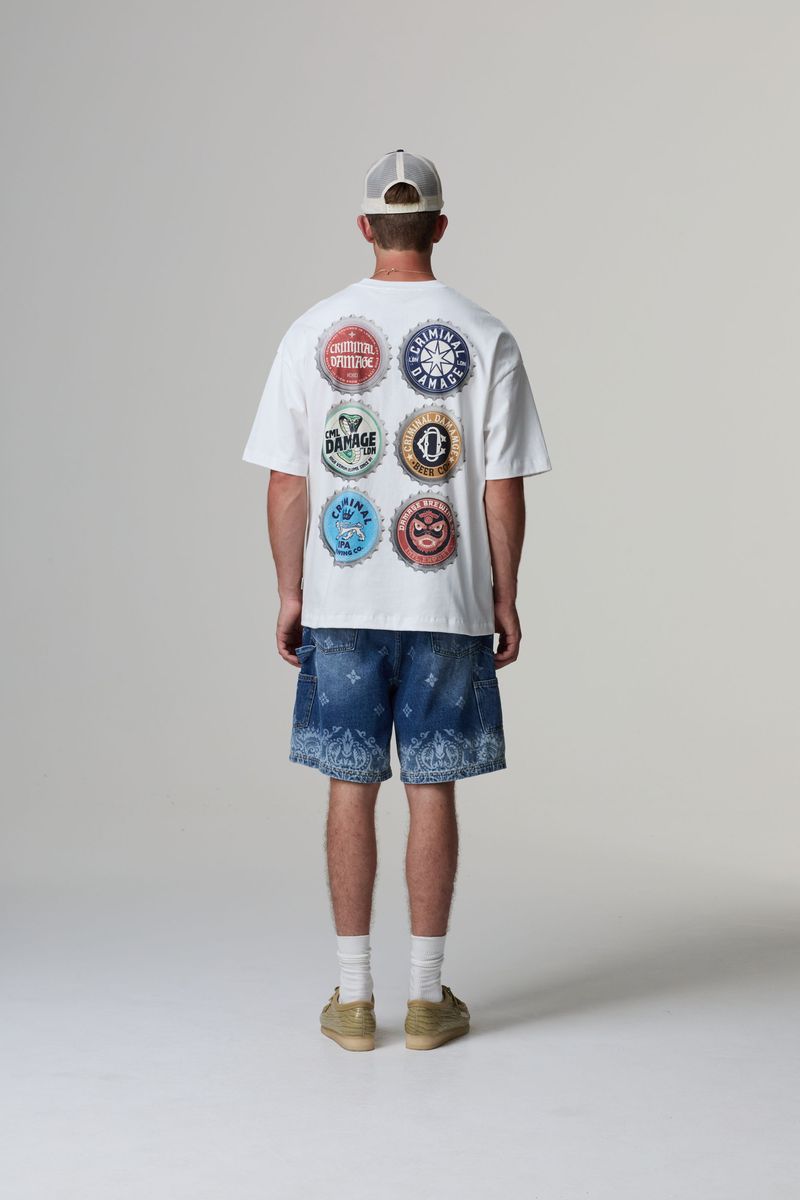 Criminal Damage Beer Bottle Tee