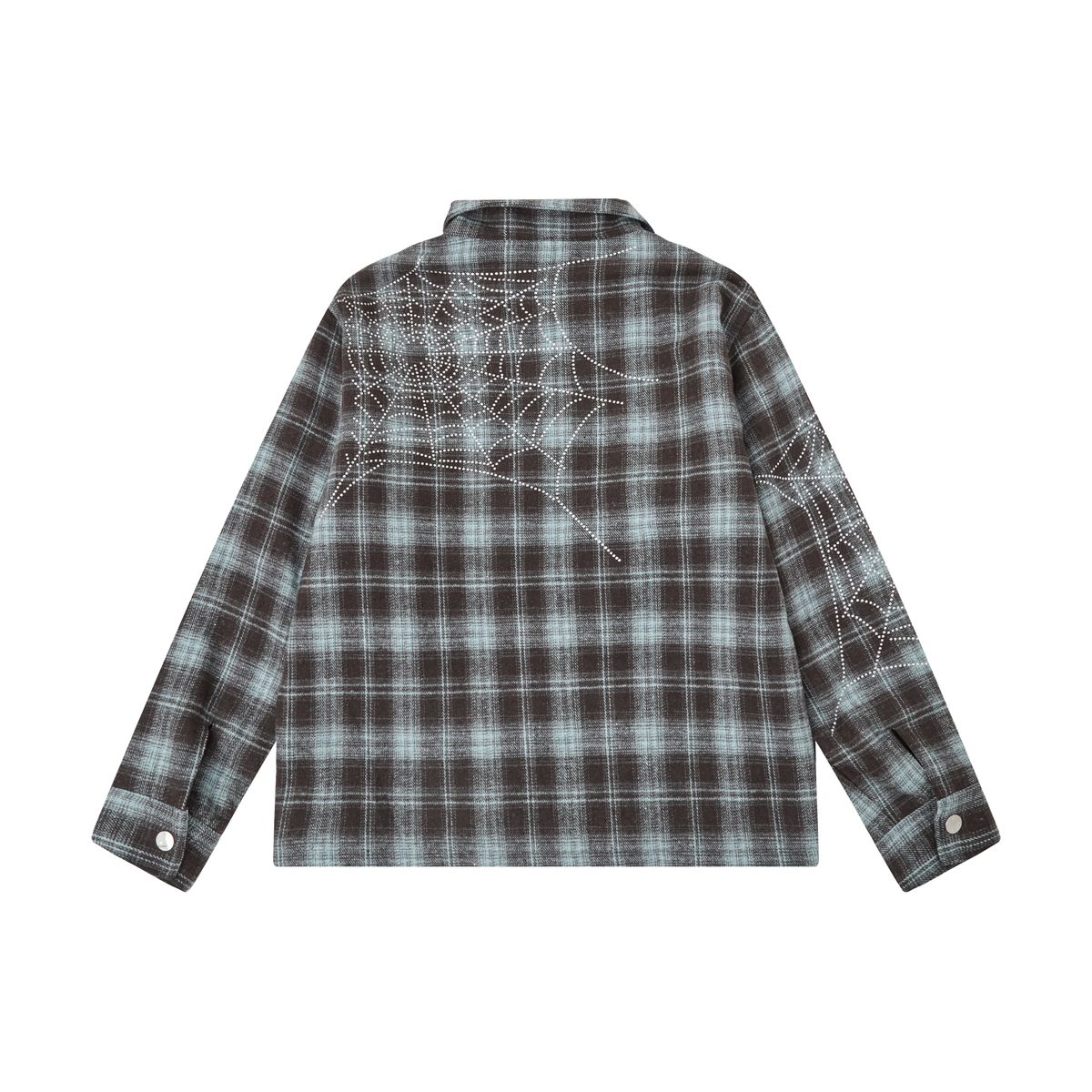 Campus Goods Broken Web Flannel Black
