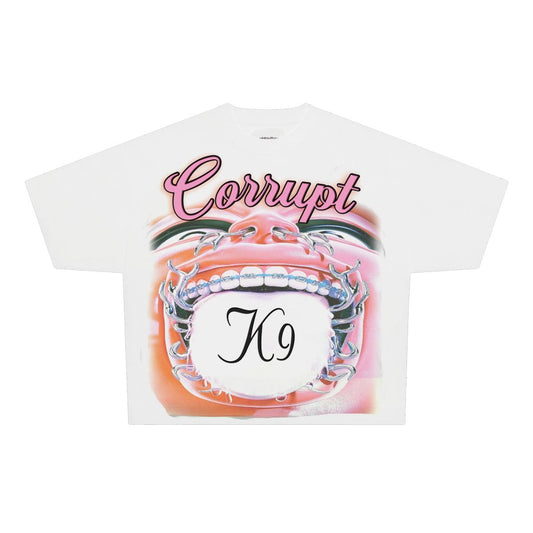 Corrupt K-9 Blow Tee Snow White