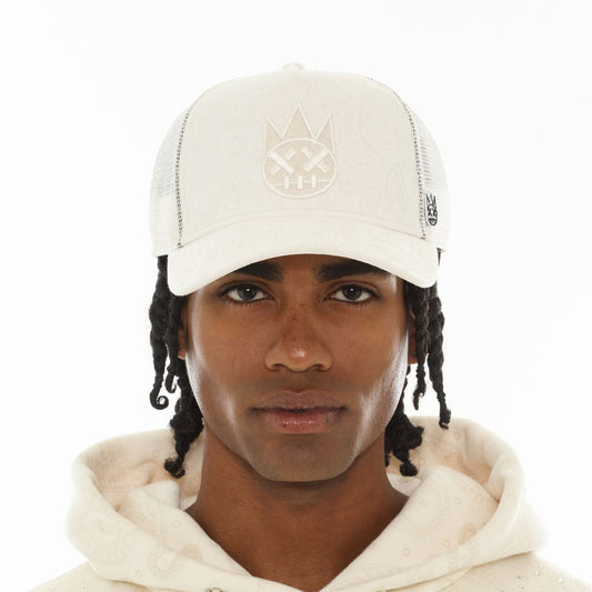 Cult Of Individuality Paisley Winter White Hat