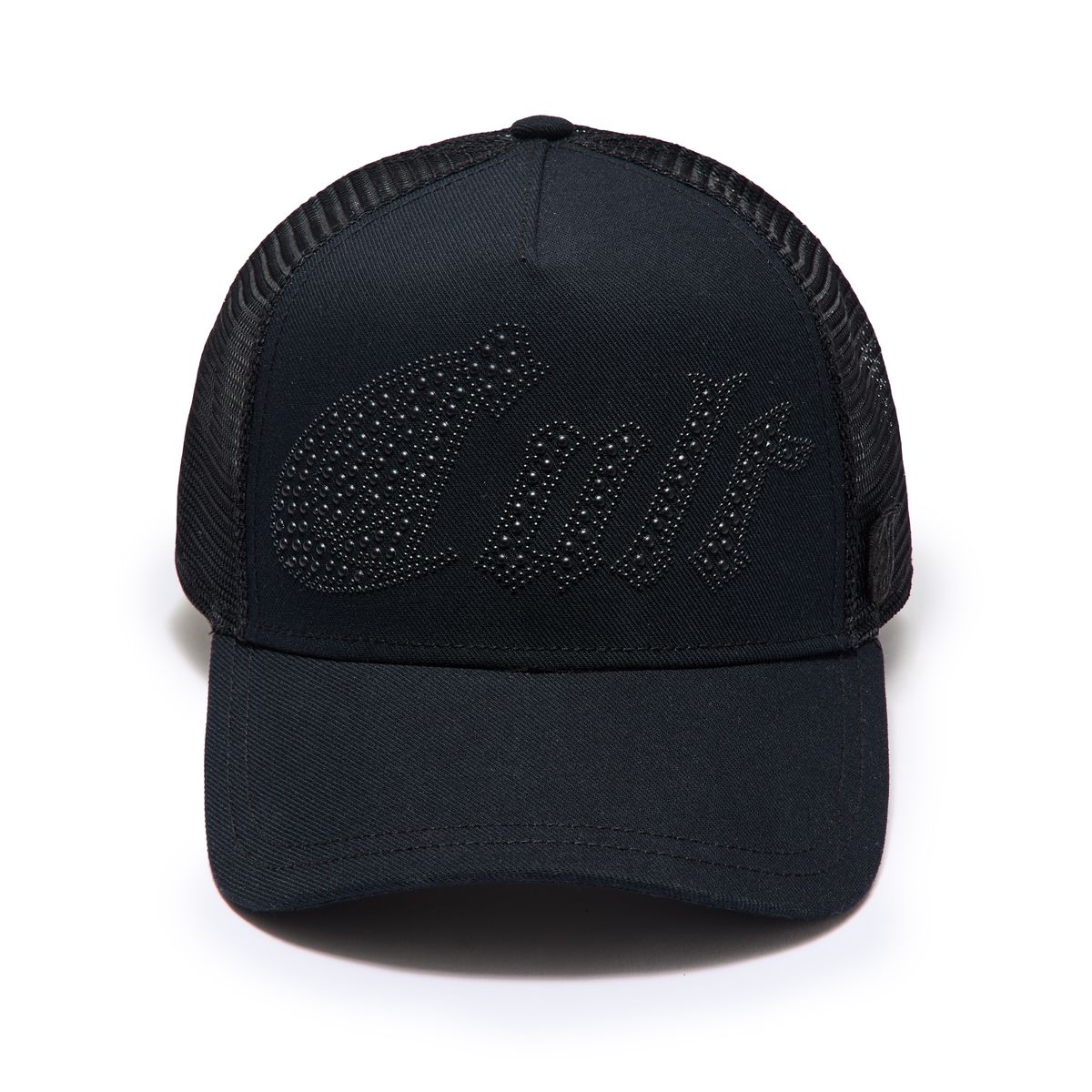 Cult Of Individuality Metal Studs Mesh Black Trucker