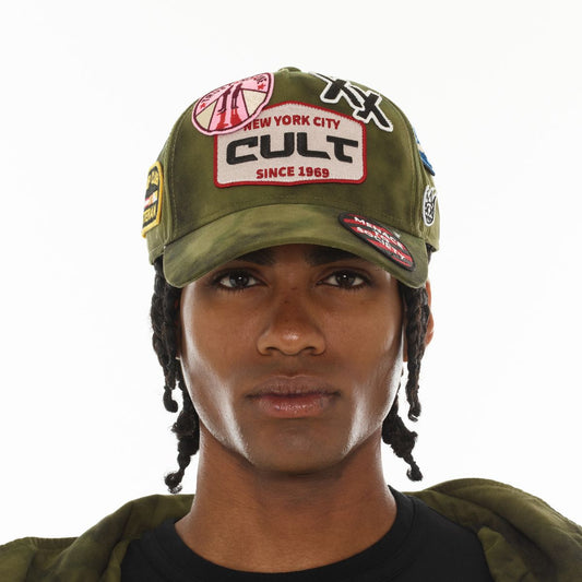 Cult Of Individuality Mesh Back Camo Patch Hat