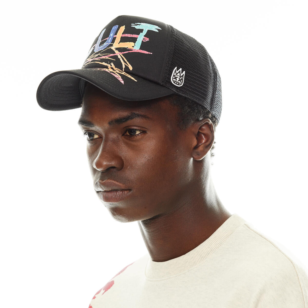 Cult Of Individuality Hand Drawn Foam Mesh Trucker