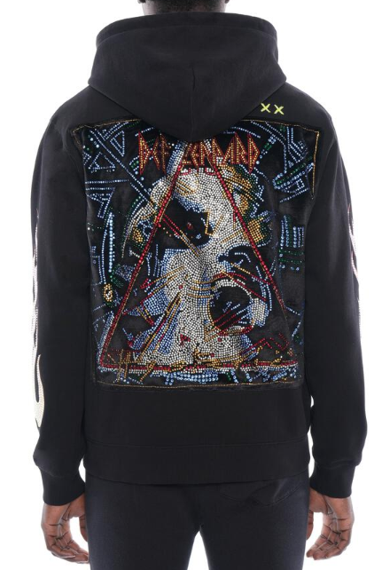 Cult Of Individuality Zip Hooded Sweatshirt Black