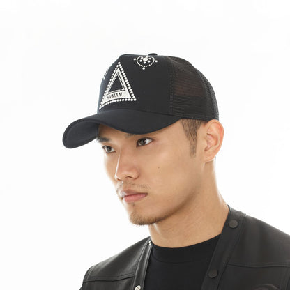 Cult Of Individuality Triangle Logo Mesh Trucker Hat