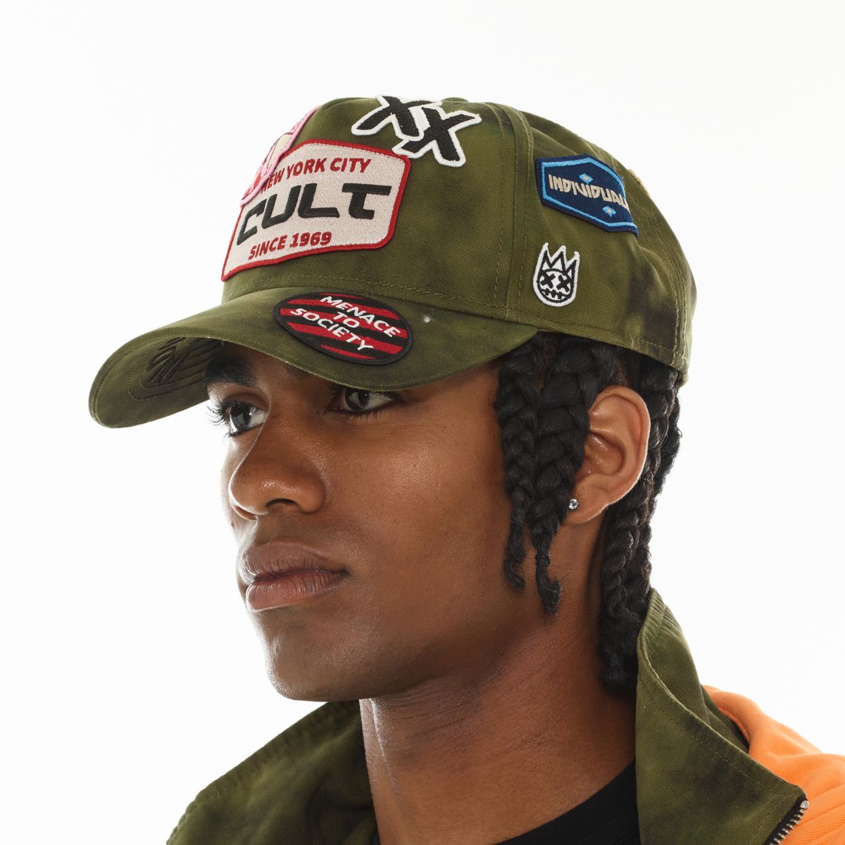 Cult Of Individuality Mesh Back Camo Patch Hat