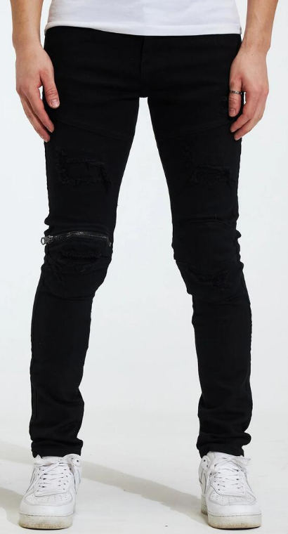 Crysp Denim Bart (JET BLACK) (CRYSPJB-103)