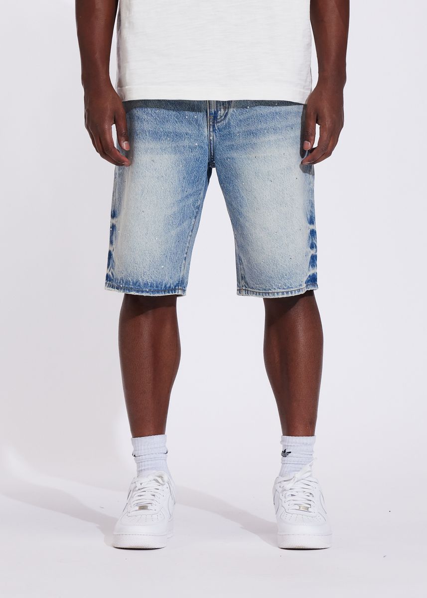 Crysp Denim Ice Short Bleached Indigo (CRYSUM25-208)