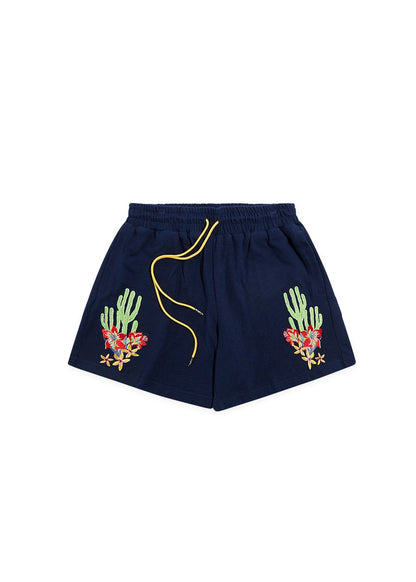 Diet Starts Monday Cactus Floral Bay Shorts
