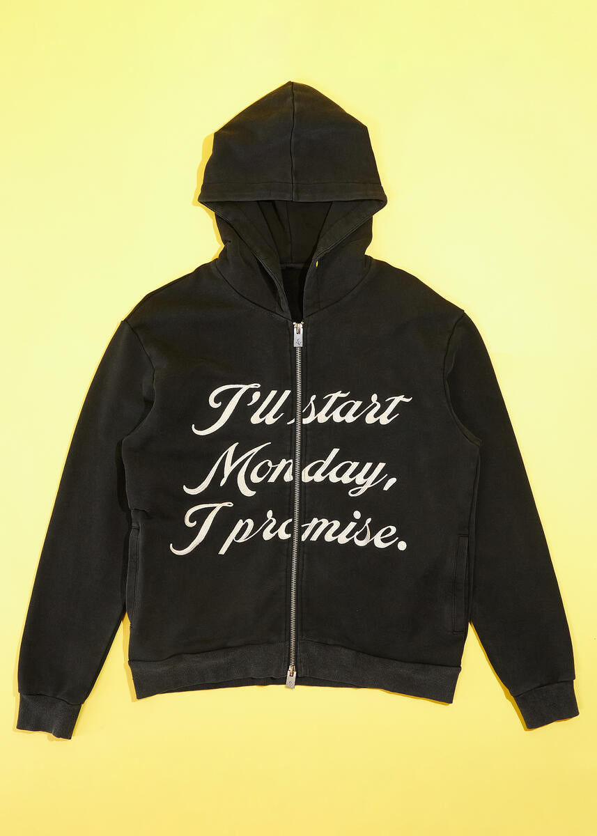 Diet Starts Monday Promise Full Zip Hoodie