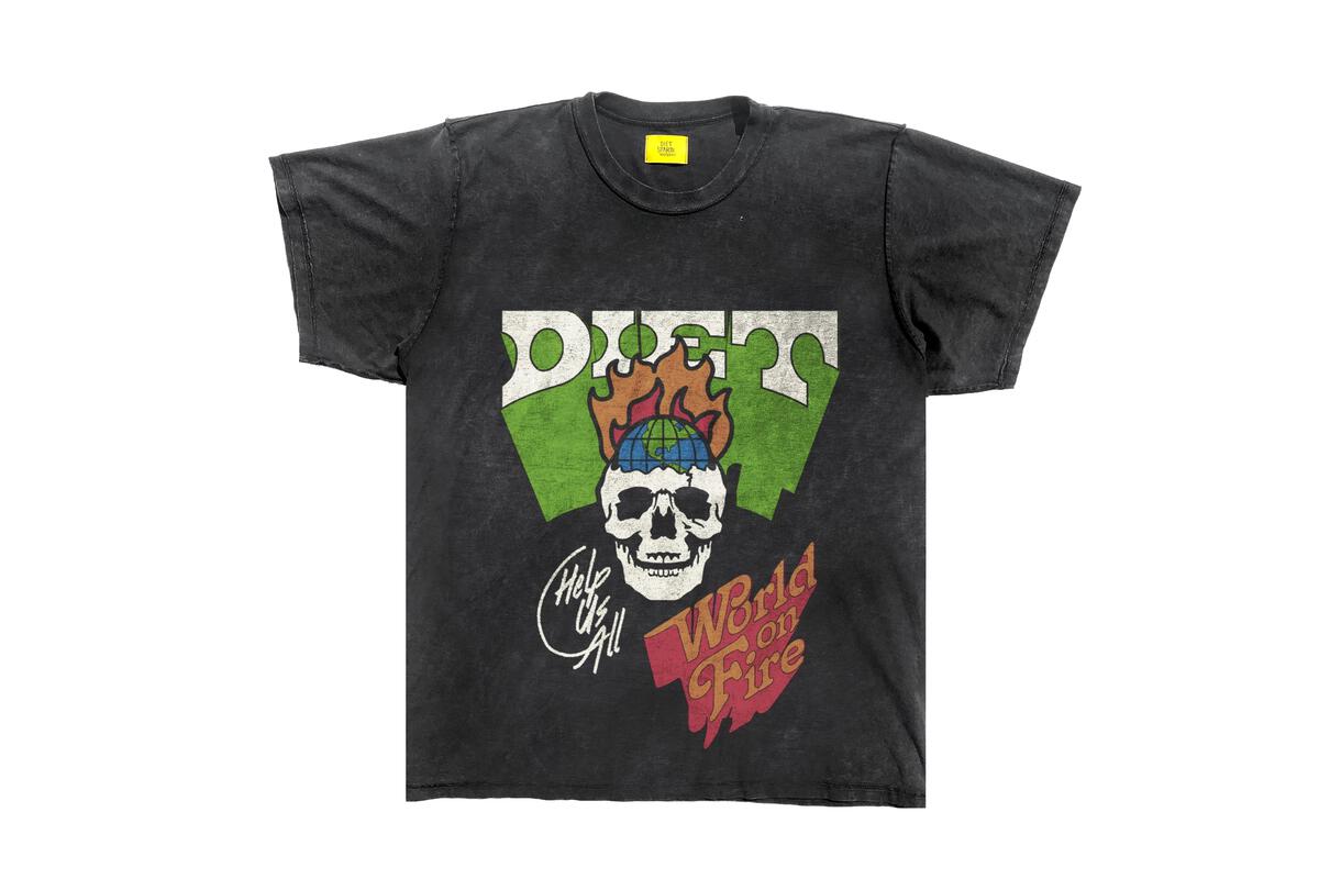 Diet Starts Monday World On Fire Tee