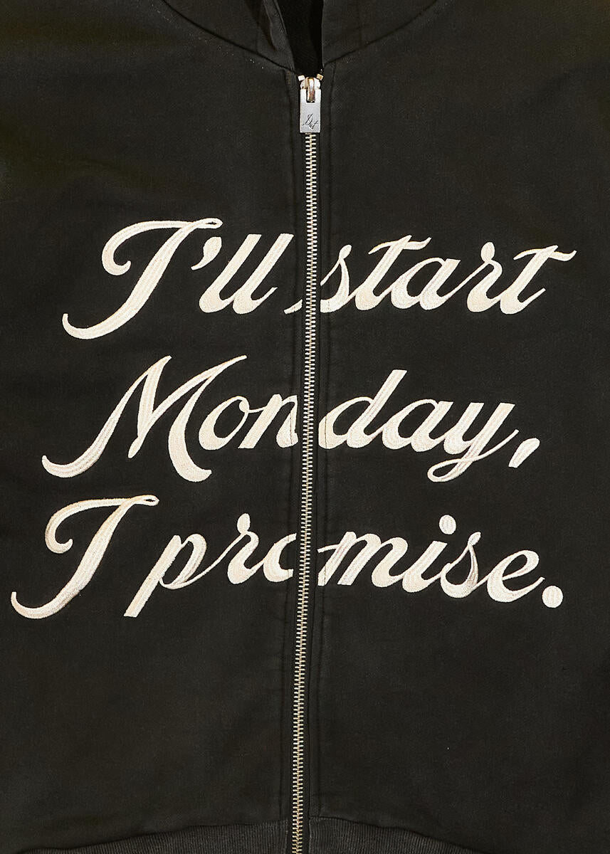 Diet Starts Monday Promise Full Zip Hoodie