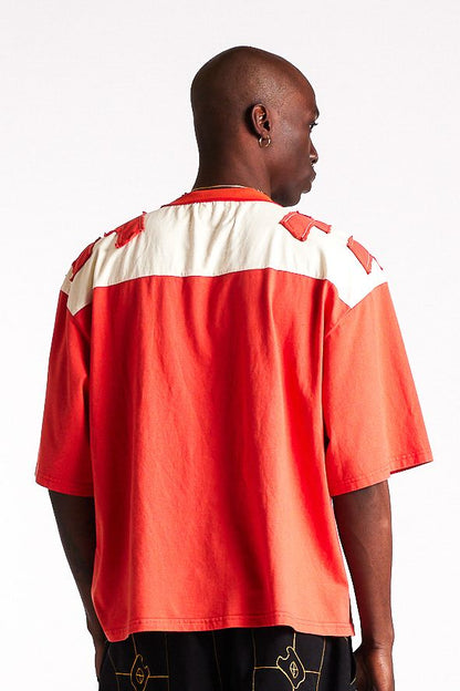 Diet Starts Monday Yoke Tee - Red