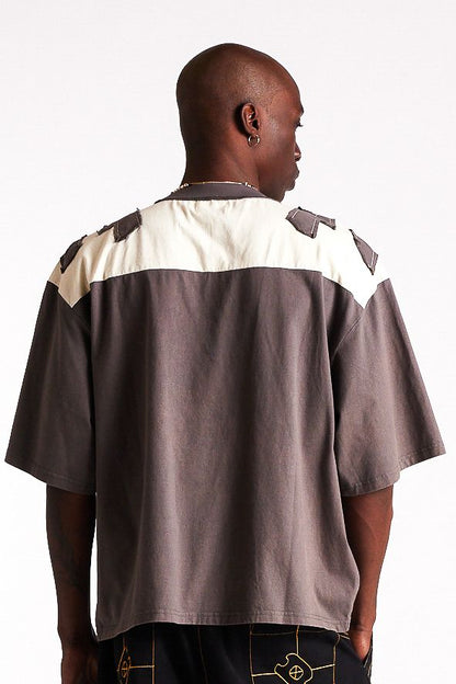 Diet Starts Monday Yoke Tee - Vintage Black