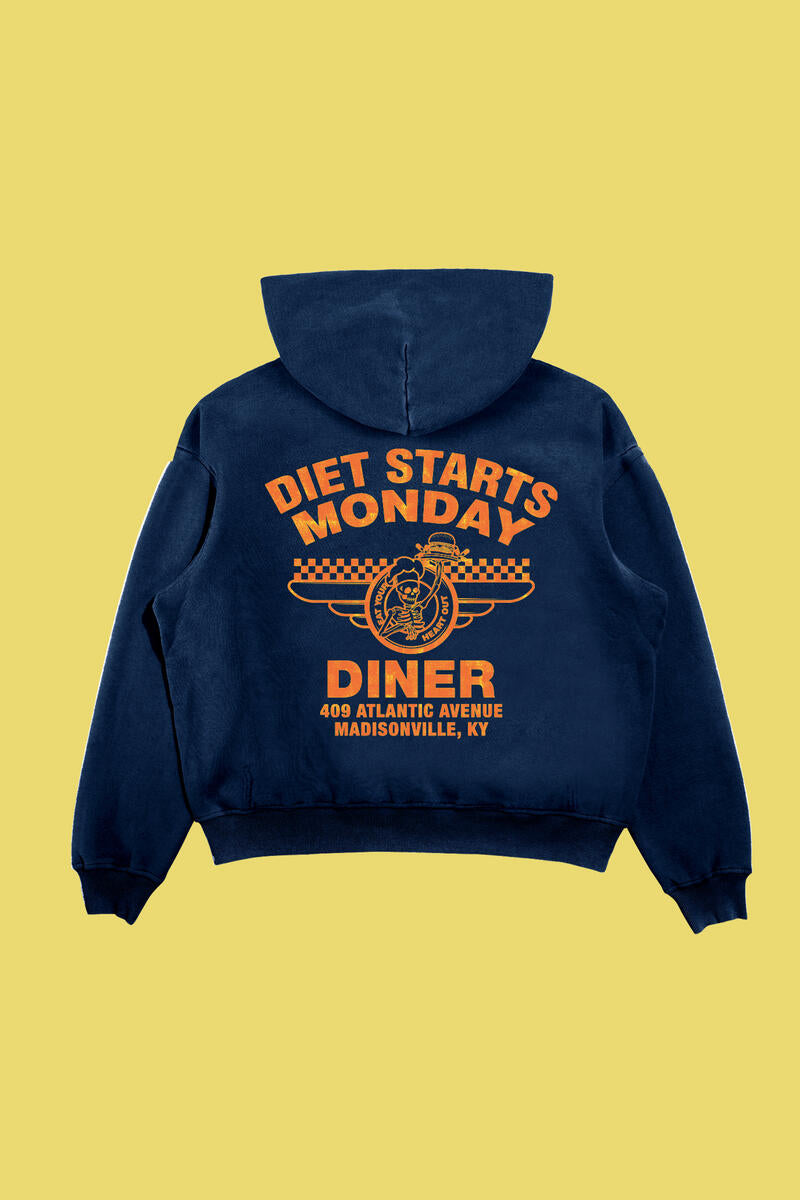 Diet Starts Monday Diner Hoodie