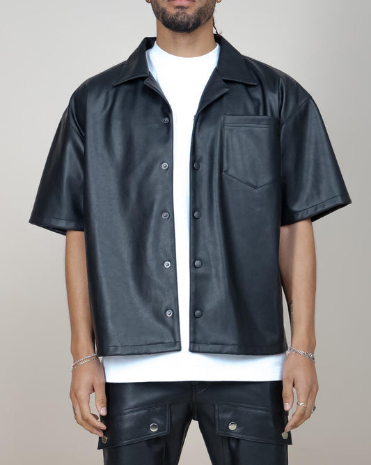 EPTM Palace Leather Button Up