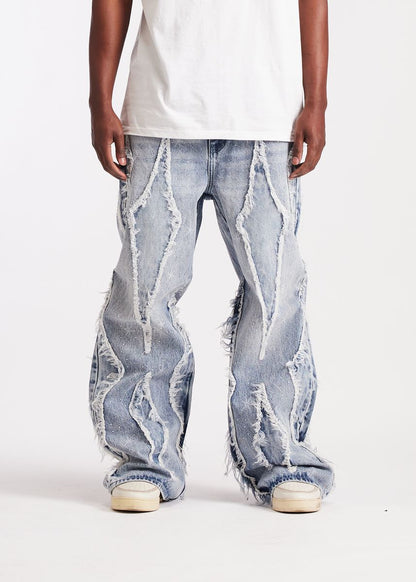 Embellish Icon Baggy Denim (Blue) (EMBHO25-111)