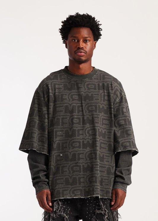 Embellish Cobain LS Vintage Black Tee (EMB-S26-37)