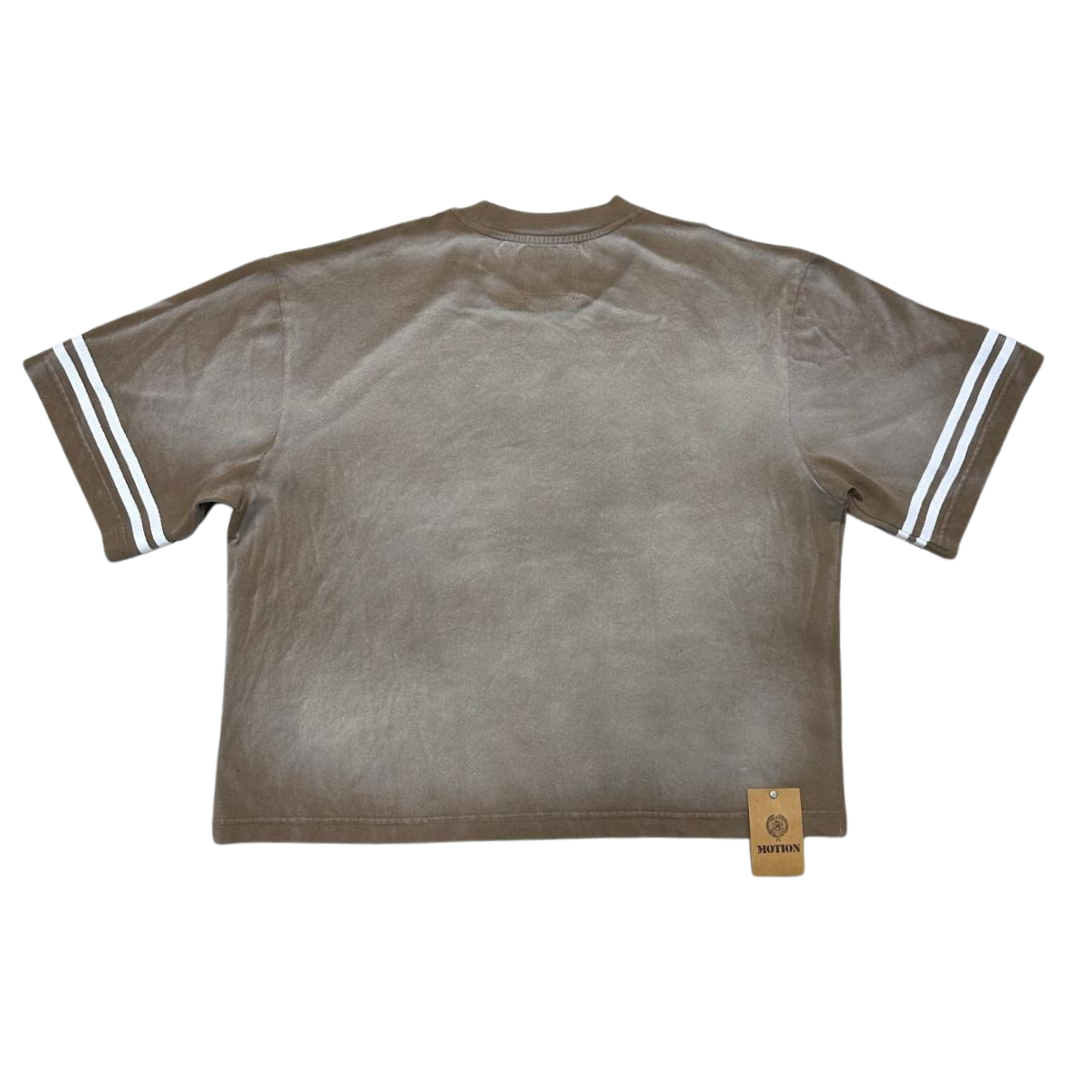 Motion No Emotion Brown Tee (MOTK-009)
